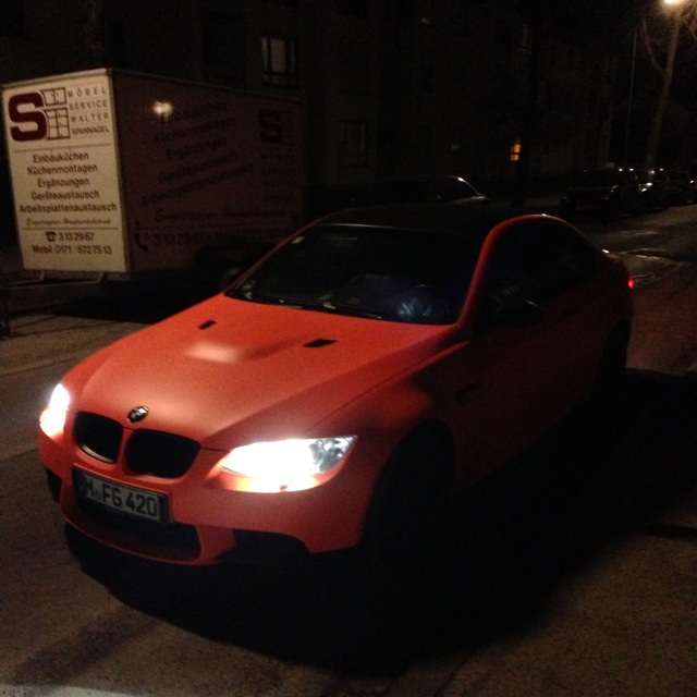M3 e92 Neon orange - 3er BMW - E90 / E91 / E92 / E93