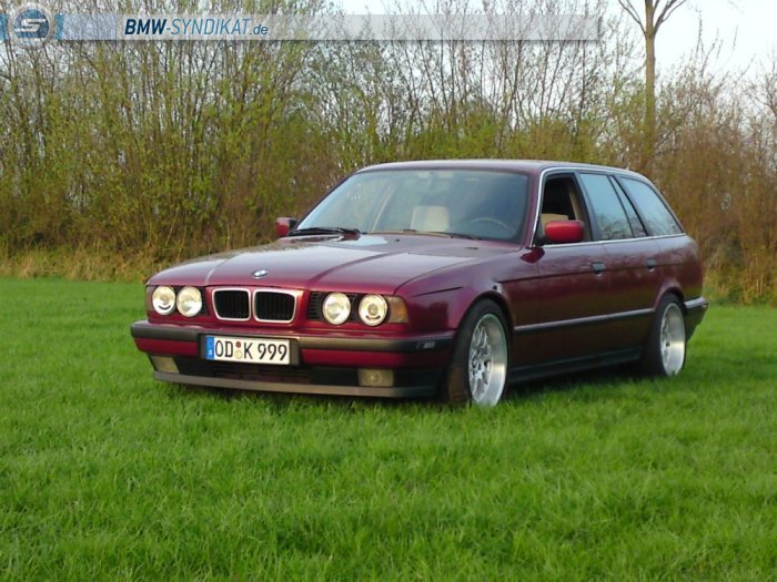 BMW e34 Calypsorot