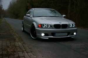 E46 323 Coupe dezent, tief & silber! - 3er BMW - E46