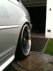 E46 323 Coupe dezent, tief & silber! - 3er BMW - E46