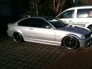 E46 323 Coupe dezent, tief & silber! - 3er BMW - E46