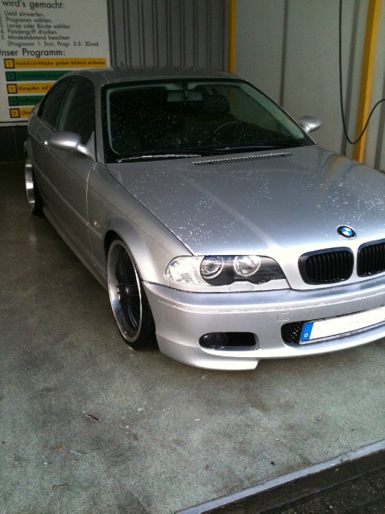 E46 323 Coupe dezent, tief & silber! - 3er BMW - E46