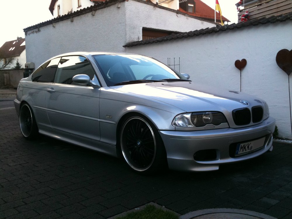 E46 323 Coupe dezent, tief & silber! - 3er BMW - E46