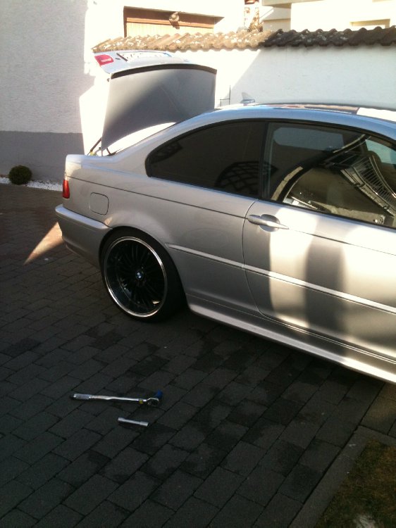 E46 323 Coupe dezent, tief & silber! - 3er BMW - E46