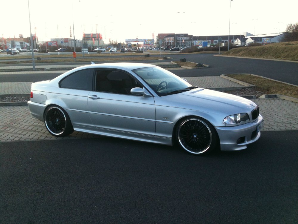 E46 323 Coupe dezent, tief & silber! - 3er BMW - E46