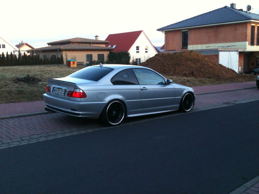 E46 323 Coupe dezent, tief & silber! - 3er BMW - E46