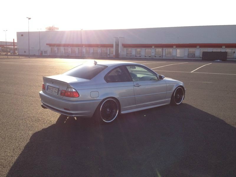 E46 323 Coupe dezent, tief & silber! - 3er BMW - E46