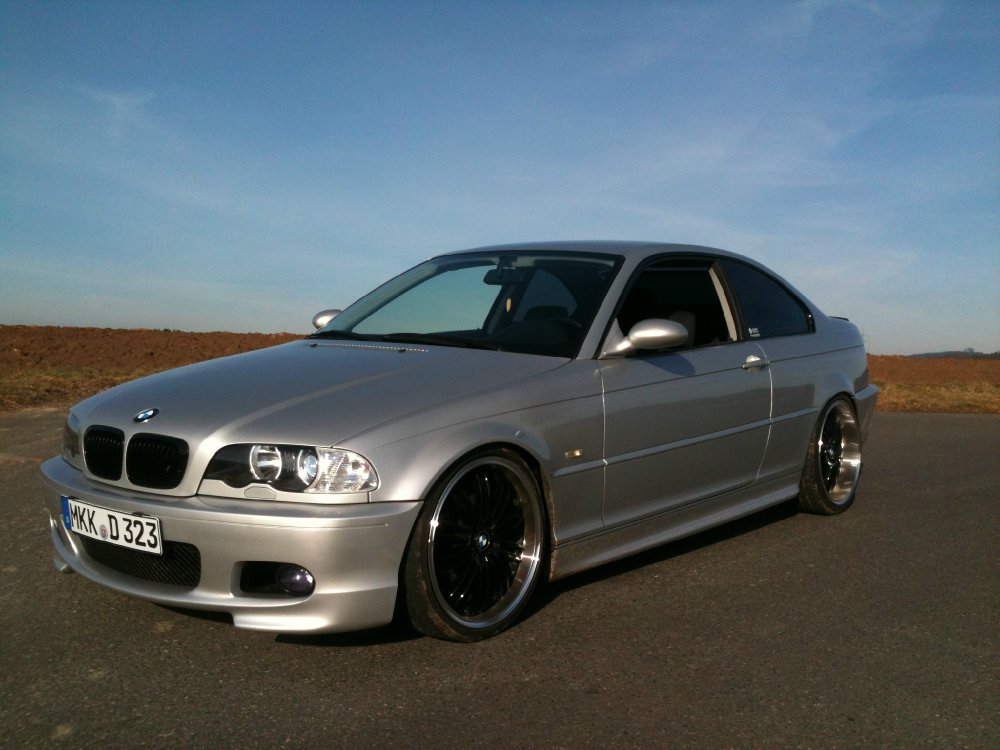 E46 323 Coupe dezent, tief & silber! - 3er BMW - E46