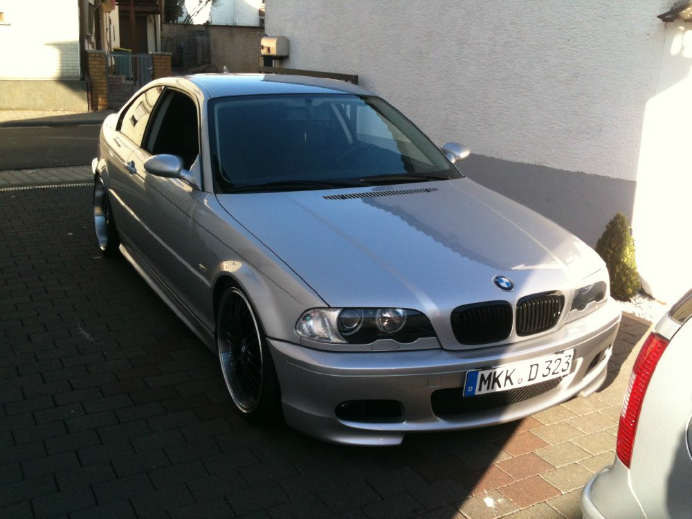 E46 323 Coupe dezent, tief & silber! - 3er BMW - E46