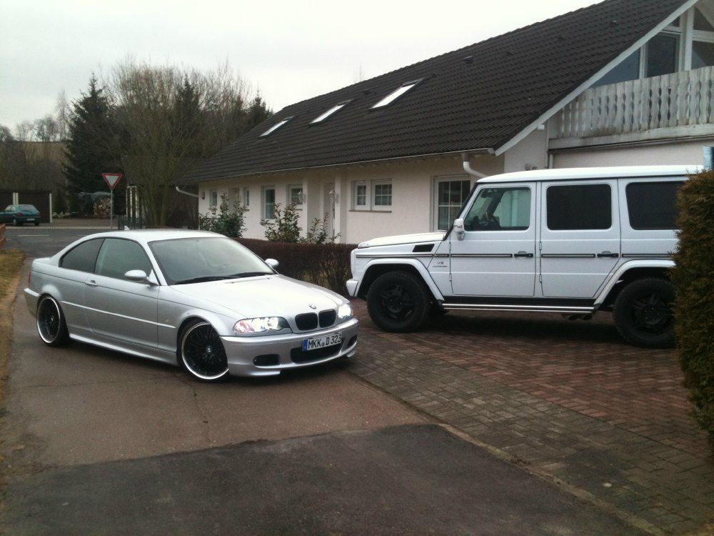 E46 323 Coupe dezent, tief & silber! - 3er BMW - E46