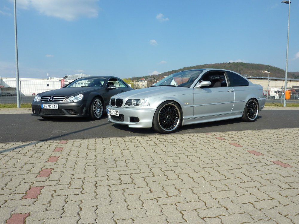 E46 323 Coupe dezent, tief & silber! - 3er BMW - E46