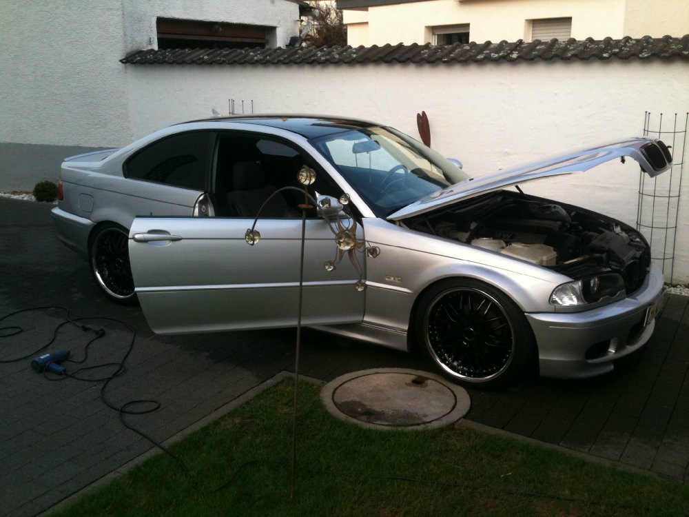 E46 323 Coupe dezent, tief & silber! - 3er BMW - E46