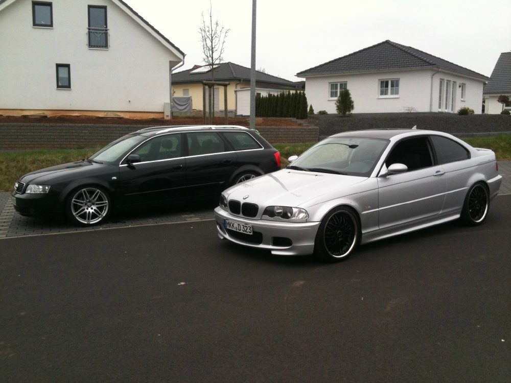 E46 323 Coupe dezent, tief & silber! - 3er BMW - E46