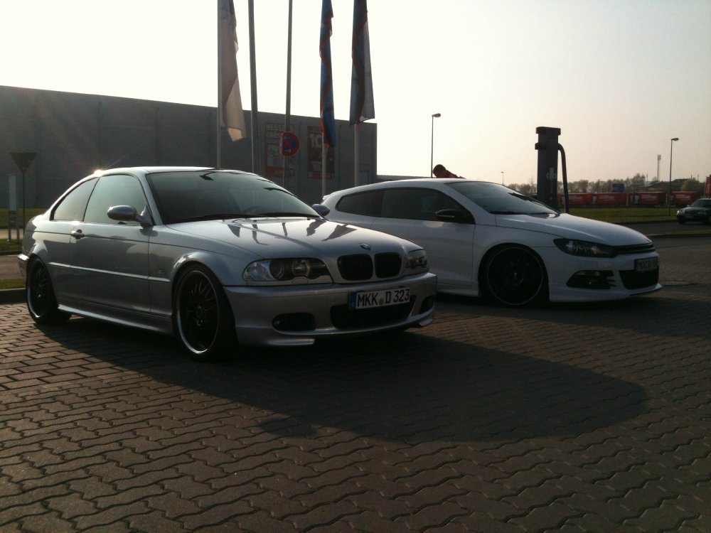 E46 323 Coupe dezent, tief & silber! - 3er BMW - E46