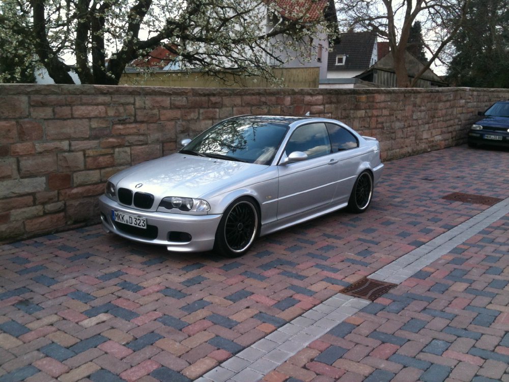 E46 323 Coupe dezent, tief & silber! - 3er BMW - E46