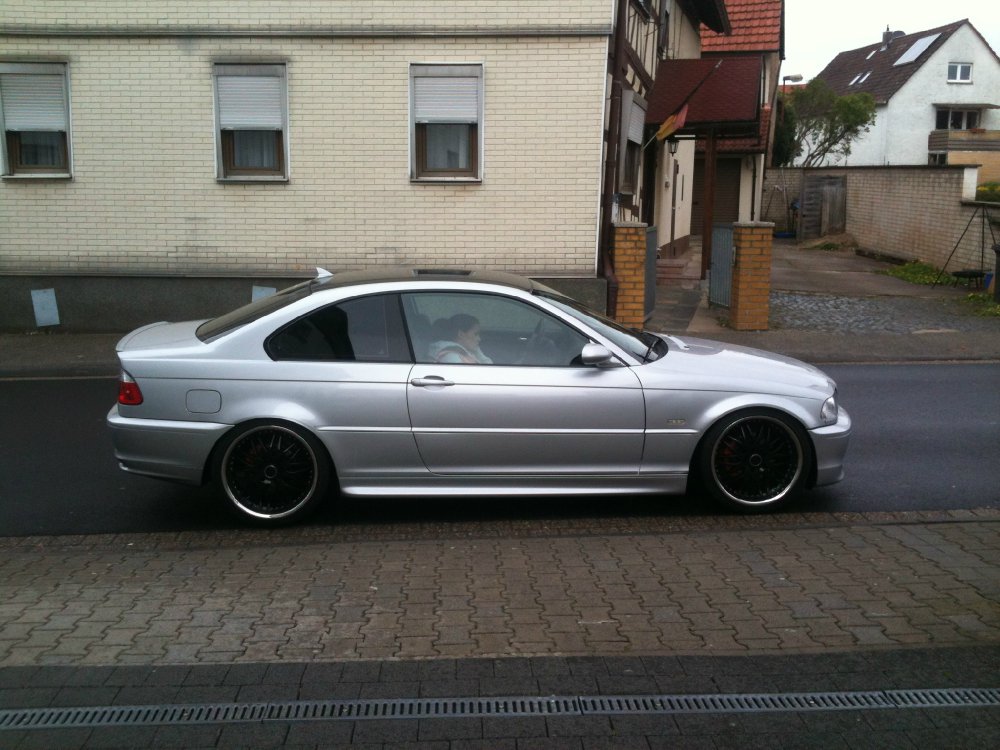 E46 323 Coupe dezent, tief & silber! - 3er BMW - E46