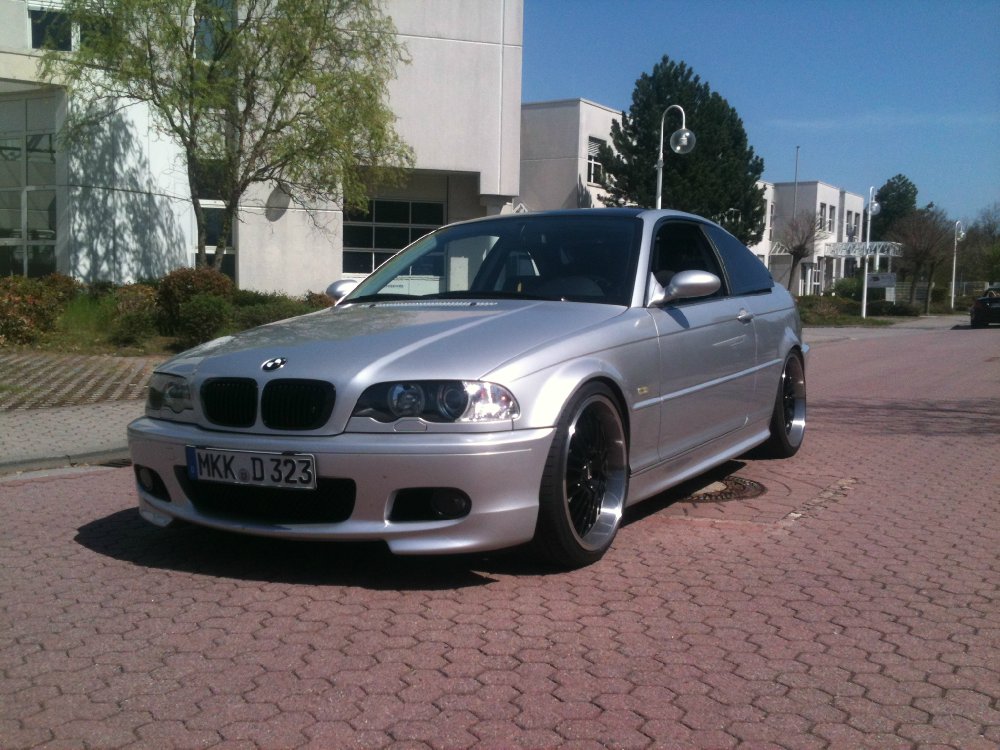 E46 323 Coupe dezent, tief & silber! - 3er BMW - E46