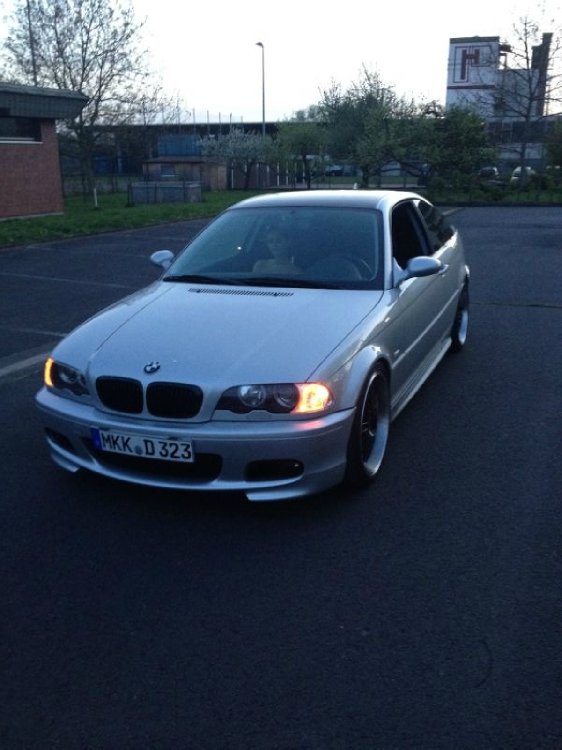 E46 323 Coupe dezent, tief & silber! - 3er BMW - E46