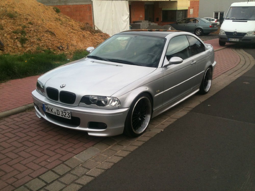 E46 323 Coupe dezent, tief & silber! - 3er BMW - E46