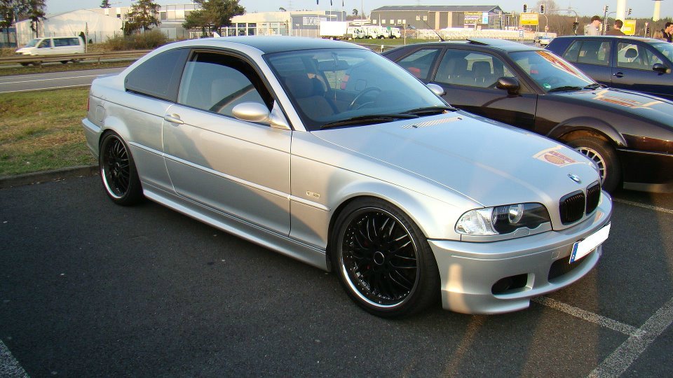 E46 323 Coupe dezent, tief & silber! - 3er BMW - E46