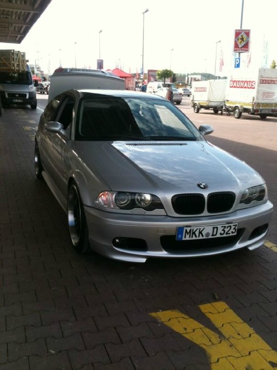 E46 323 Coupe dezent, tief & silber! - 3er BMW - E46