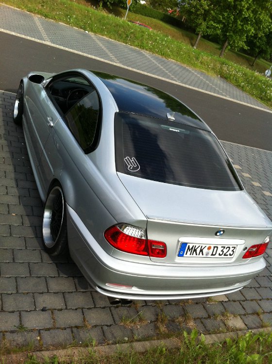 E46 323 Coupe dezent, tief & silber! - 3er BMW - E46