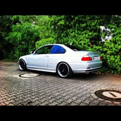 E46 323 Coupe dezent, tief & silber! - 3er BMW - E46