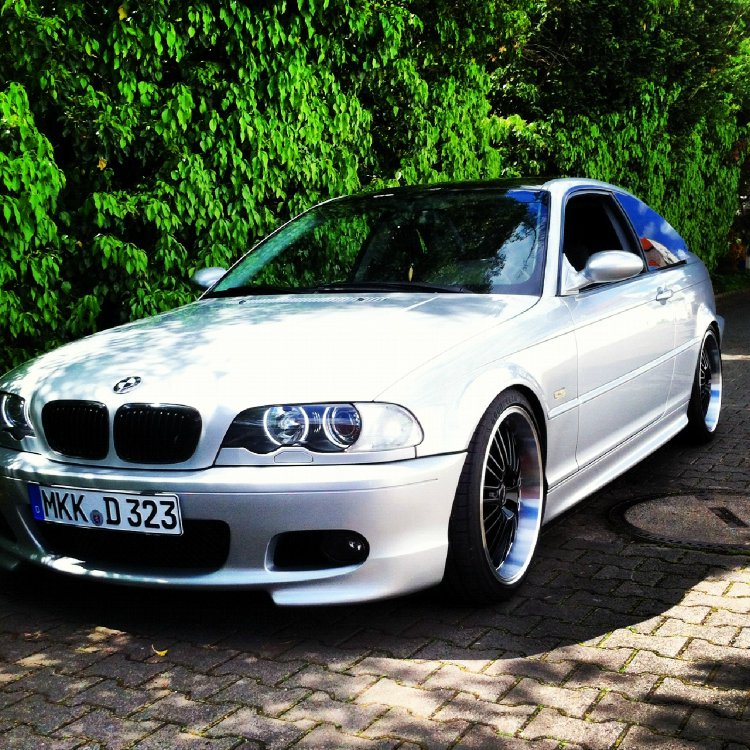 E46 323 Coupe dezent, tief & silber! - 3er BMW - E46