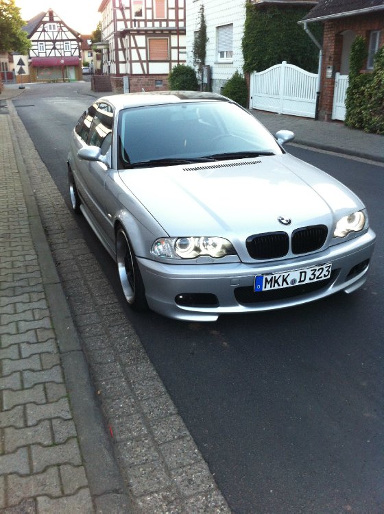 E46 323 Coupe dezent, tief & silber! - 3er BMW - E46