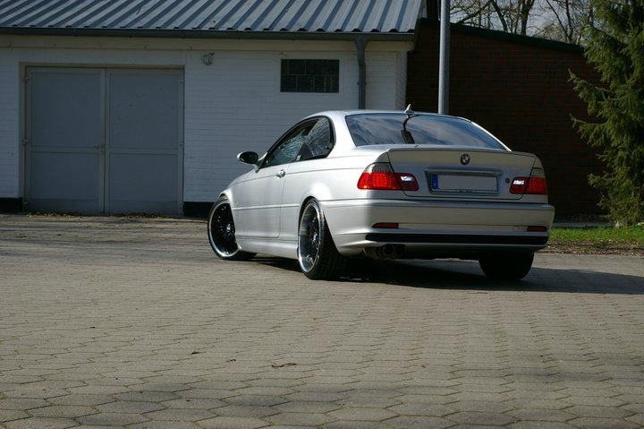 E46 323 Coupe dezent, tief & silber! - 3er BMW - E46