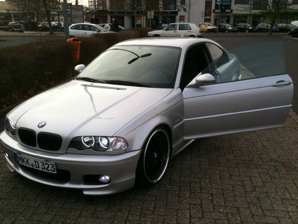 E46 323 Coupe dezent, tief & silber! - 3er BMW - E46