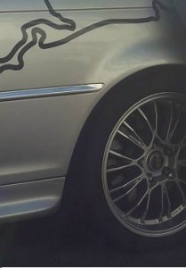 O.Z Botticelli Felge in 8x18 ET 34 mit Hankook 92 Y Ventus V12 Evo K110 XL Reifen in 225/40/18 montiert vorn Hier auf einem 3er BMW E46 330i (Coupe) Details zum Fahrzeug / Besitzer