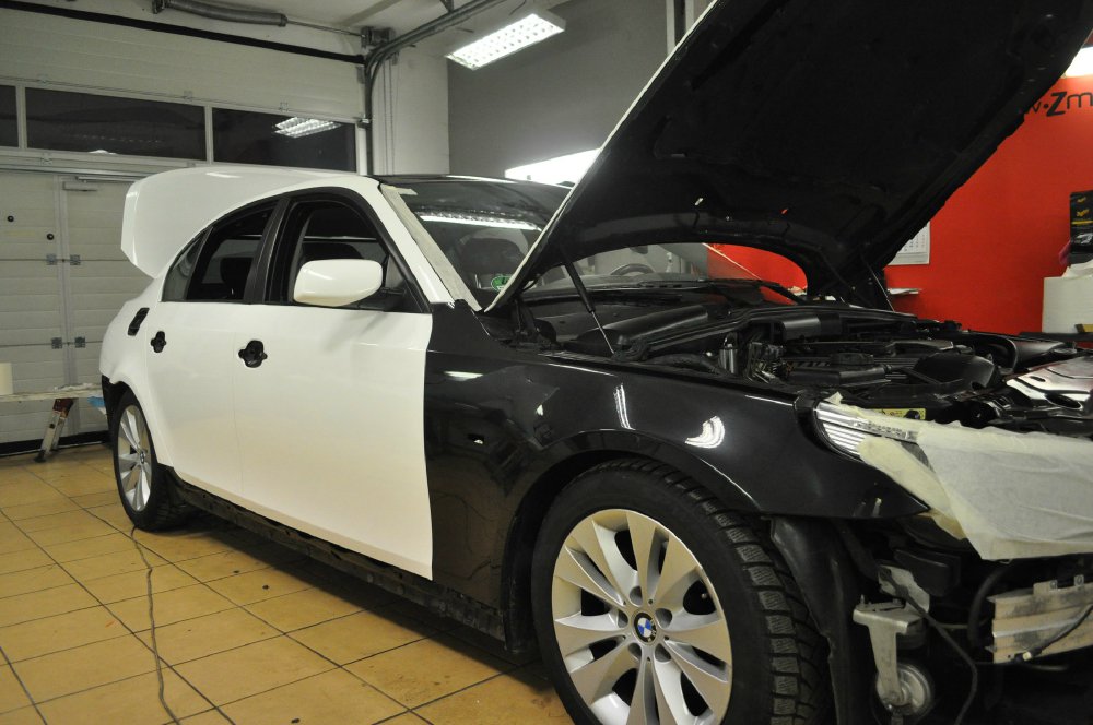 E60 Folierung;Neu,19zoll,Frontlipppe,Spurverb. - 5er BMW - E60 / E61