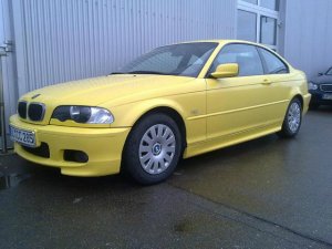 Dakargelbes e46 Coupe - 3er BMW - E46