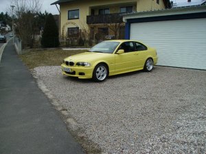 Dakargelbes e46 Coupe - 3er BMW - E46