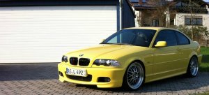 Dakargelbes e46 Coupe - 3er BMW - E46