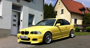 Dakargelbes e46 Coupe - 3er BMW - E46