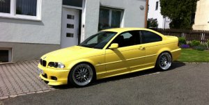 Dakargelbes e46 Coupe - 3er BMW - E46