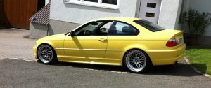 Dakargelbes e46 Coupe - 3er BMW - E46