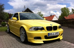 Dakargelbes e46 Coupe - 3er BMW - E46