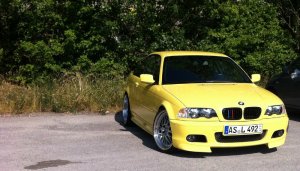 Dakargelbes e46 Coupe - 3er BMW - E46
