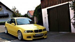 Dakargelbes e46 Coupe - 3er BMW - E46