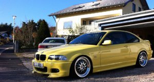 Dakargelbes e46 Coupe - 3er BMW - E46