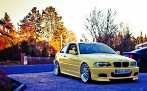 Dakargelbes e46 Coupe - 3er BMW - E46