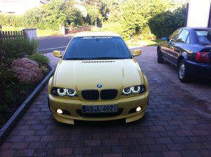 Dakargelbes e46 Coupe - 3er BMW - E46
