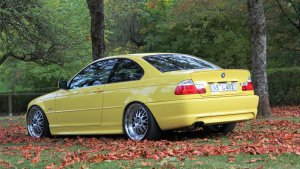 Dakargelbes e46 Coupe - 3er BMW - E46
