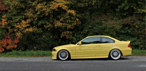 Dakargelbes e46 Coupe - 3er BMW - E46