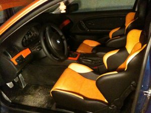 Oranger Compact *Carbon Orange foliert * - 3er BMW - E46