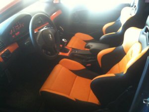 Oranger Compact *Carbon Orange foliert * - 3er BMW - E46