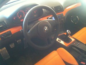 Oranger Compact *Carbon Orange foliert * - 3er BMW - E46